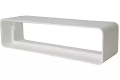 Connettore rettangolare in plastica 220x55 mm - KS25