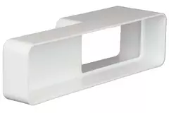 Riduttore rettangolare in plastica da 220x55 a 110x55 mm - KS25-15