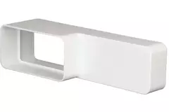 Riduttore rettangolare in plastica da 220x55 a 110x55 mm - KS25-15