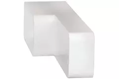 Riduttore rettangolare in plastica da 220x55 a 110x55 mm - KS25-15