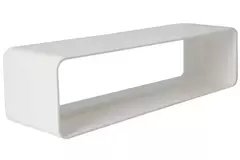 Connettore rettangolare in plastica 220x90 mm - KS29