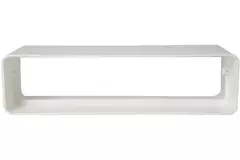 Connettore rettangolare in plastica 220x90 mm - KS29