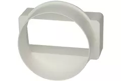 Riduttore rettangolare in plastica Ø 100 mm - 110x55 - KSD1