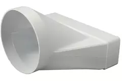Riduttore rettangolare in plastica Ø150mm - 220x90mm - KSD29-150