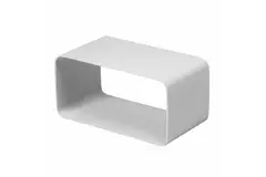 Manicotto femmina quadrato in plastica 110 x 55 mm - KSF