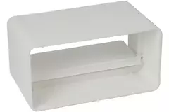 Valvola di non ritorno rettangolare in plastica 110x55 - KV