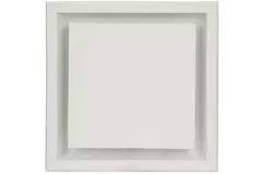Ergovent valvola di ventilazione canalizzabile senza telaio quadrata 100 mm
