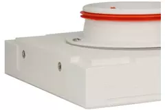 Ergovent valvola di ventilazione canalizzabile senza telaio quadrata 100 mm
