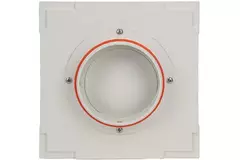 Ergovent valvola di ventilazione canalizzabile senza telaio quadrata 100 mm