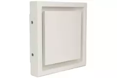 Ergovent valvola di ventilazione canalizzabile senza telaio quadrata 100 mm