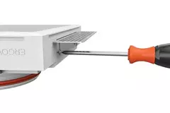 Ergovent valvola di ventilazione canalizzabile senza telaio quadrata 100 mm
