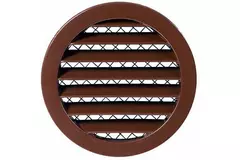 Griglia in alluminio Ø 100 marrone - MRA100B - RAL8016