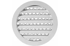 Griglia in alluminio Ø 160 bianca - MRA160W - RAL9016
