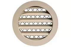 Griglia in alluminio Ø 100 beige - MRA100Y - RAL1015