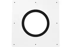 Terminale a tetto ermetico all'aria 180 mm piastra di copertura RAL 9010