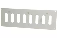 Griglia regolabile a fessura rettangolare in metallo 300x100 bianca - MR3010R - RAL9016