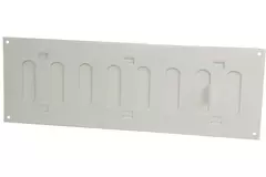 Griglia regolabile a fessura rettangolare in metallo 300x100 bianca - MR3010R - RAL9016