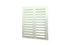 Griglia a fessura rettangolare in metallo 260x280 bianca - MR2628