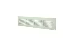 Griglia a fessura rettangolare in metallo 400x100 bianca - MR4010