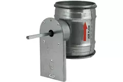 Valvola di controllo controllata dal motore Ø 100 mm per tubo spiro