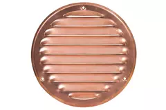Griglia di aerazione in metallo tonda Ø 125 mm rame - MR125Cu