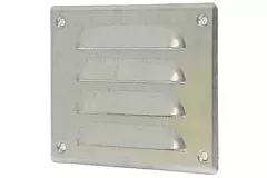 Griglia di aerazione quadrata in metallo 140x105 mm zinco - MR14105Zn