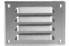 Griglia di aerazione quadrata in metallo 140x105 mm acciaio inox - MR14105i