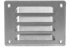 Griglia di aerazione quadrata in metallo 140x105 mm zinco - MR14105Zn
