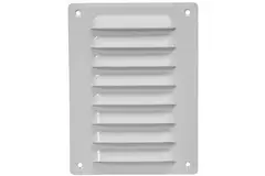 Griglia a fessura rettangolare in metallo 140x190 bianca - MR1419