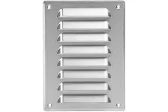 Griglia di aerazione quadrata in metallo 140x190 mm acciaio inox - MR1419i