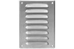 Griglia di aerazione quadrata in metallo 140x190 mm zinco - MR1419Zn