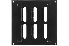 Griglia metallica regolabile 150x150 mm nera - MR1515RM - RAL9005