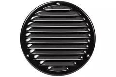 Griglia di aerazione in metallo tonda Ø 160 mm nera - MR160M - RAL9005