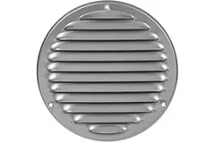 Griglia di aerazione in metallo tonda Ø 160 mm grigia - MR160P - RAL9006