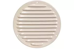 Griglia di aerazione in metallo tonda Ø 160 mm beige - MR160Y - RAL1015