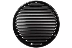 Griglia di aerazione in metallo tonda Ø 200 mm nera - MR200M - RAL9005