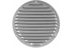 Griglia di aerazione in metallo tonda Ø 200 mm grigia - MR200P - RAL9006