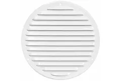 Griglia di aerazione metallica rotonda Ø 200 mm bianca - MR200 - RAL9016