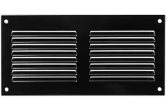 Griglia metallica 200x100 mm nera - MR2010M - RAL9005