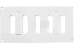 Griglia metallica regolabile 200x150 mm bianca - MR2010R - RAL9016