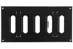 Griglia metallica regolabile 200x100 mm bianca - MR2010RM - RAL9005