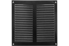 Griglia metallica 200x200 mm nera - MR2020M - RAL9005