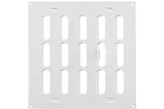 Griglia metallica regolabile 200x200 mm bianca - MR2020R - RAL9016