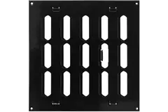Griglia metallica regolabile 200x200 mm nera - MR2020RM - RAL9005