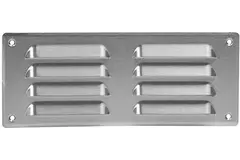 Griglia di aerazione quadrata in metallo 260x105 mm acciaio inox - MR26105i