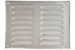 Griglia di aerazione quadrata in metallo 260x190 mm alluminio - MR2619Al