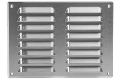 Griglia di aerazione quadrata in metallo 260x190 mm acciaio inox - MR2619i