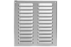 Griglia di aerazione quadrata in metallo 260x280 mm acciaio inox - MR2628i