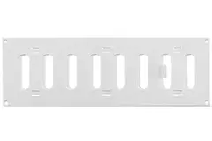 Griglia regolabile a fessura rettangolare in metallo 300x100 bianca - MR3010R - RAL9016