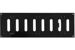 Griglia metallica regolabile 300x100 mm nera - MR3010RM - RAL9005